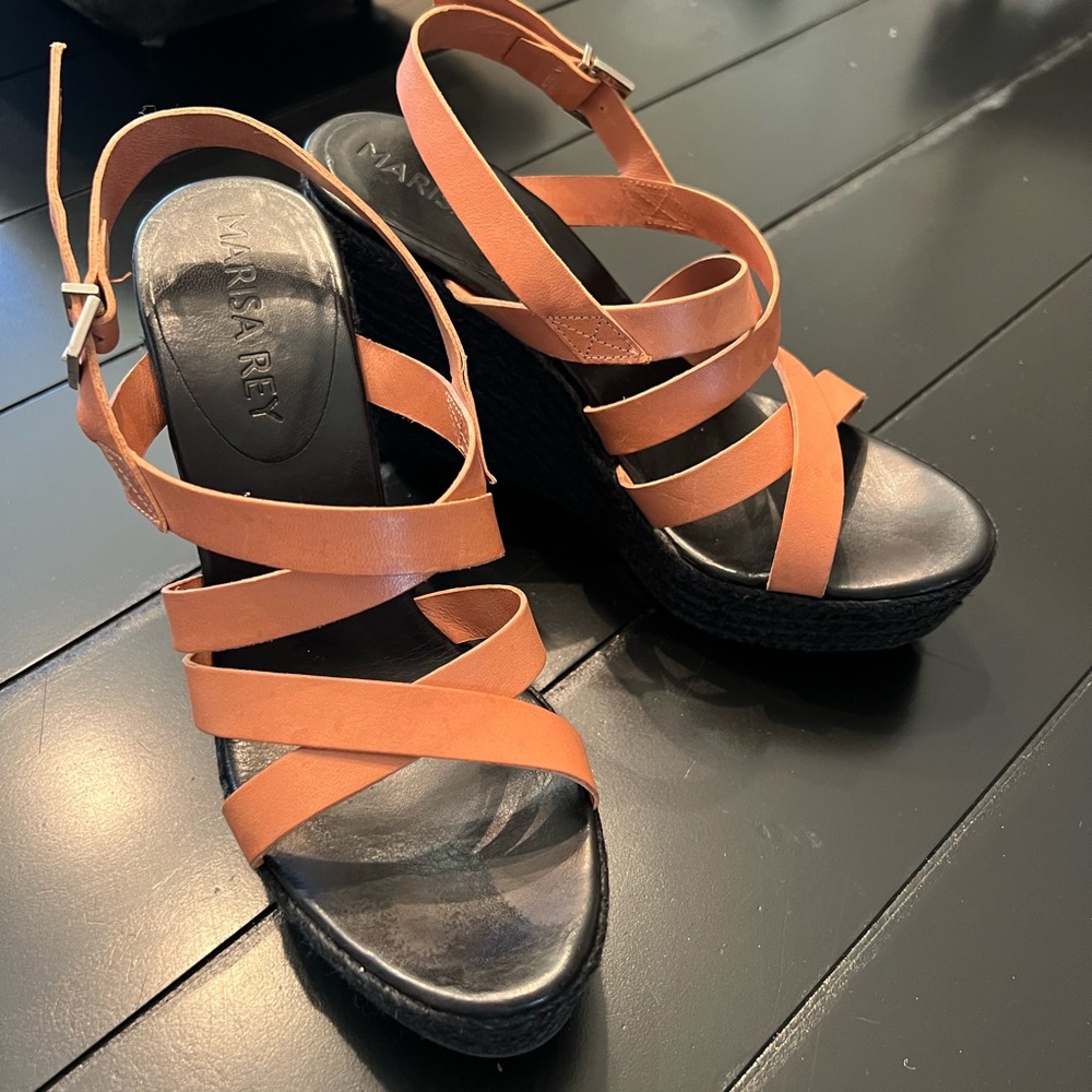 Marisa Rey Platform Sandals.